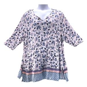J Jill Linen Tunic 4X